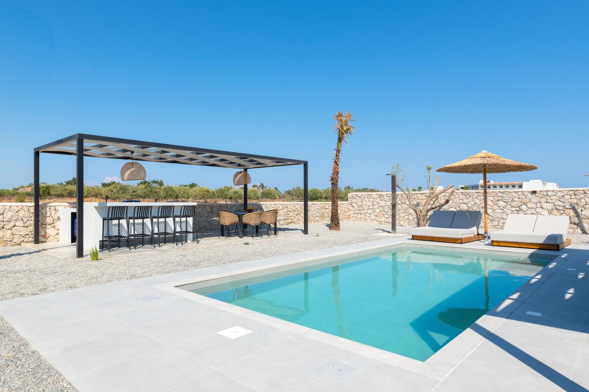 Zen Club Luxury Villas Kolymbia Bagian luar foto