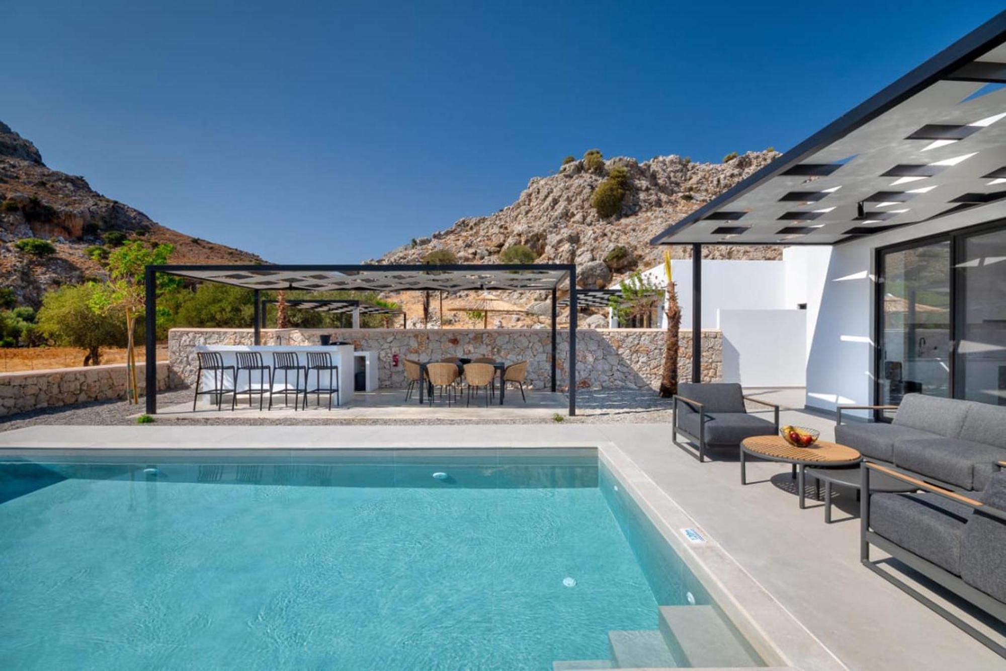 Zen Club Luxury Villas Kolymbia Bagian luar foto