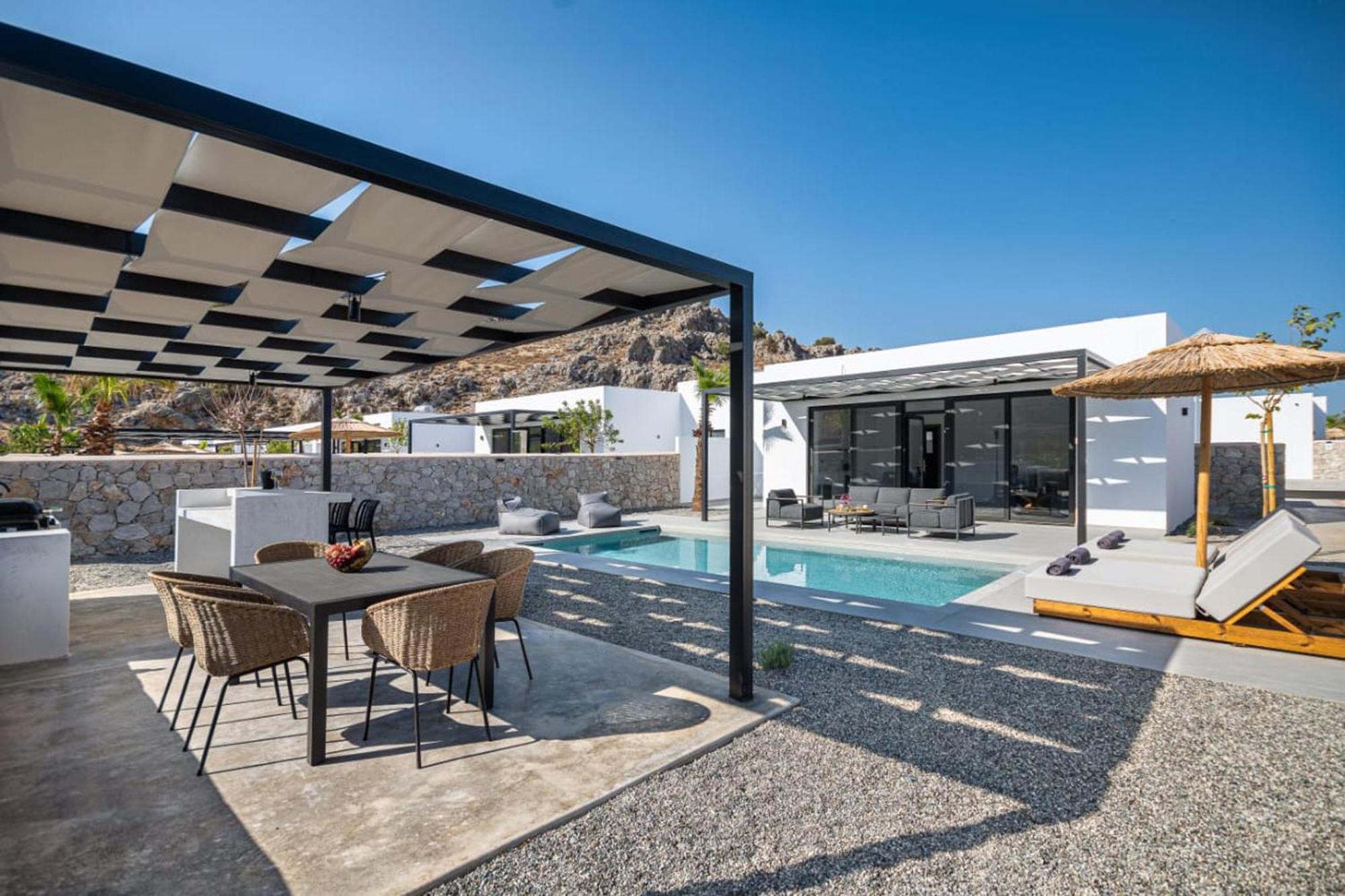Zen Club Luxury Villas Kolymbia Bagian luar foto