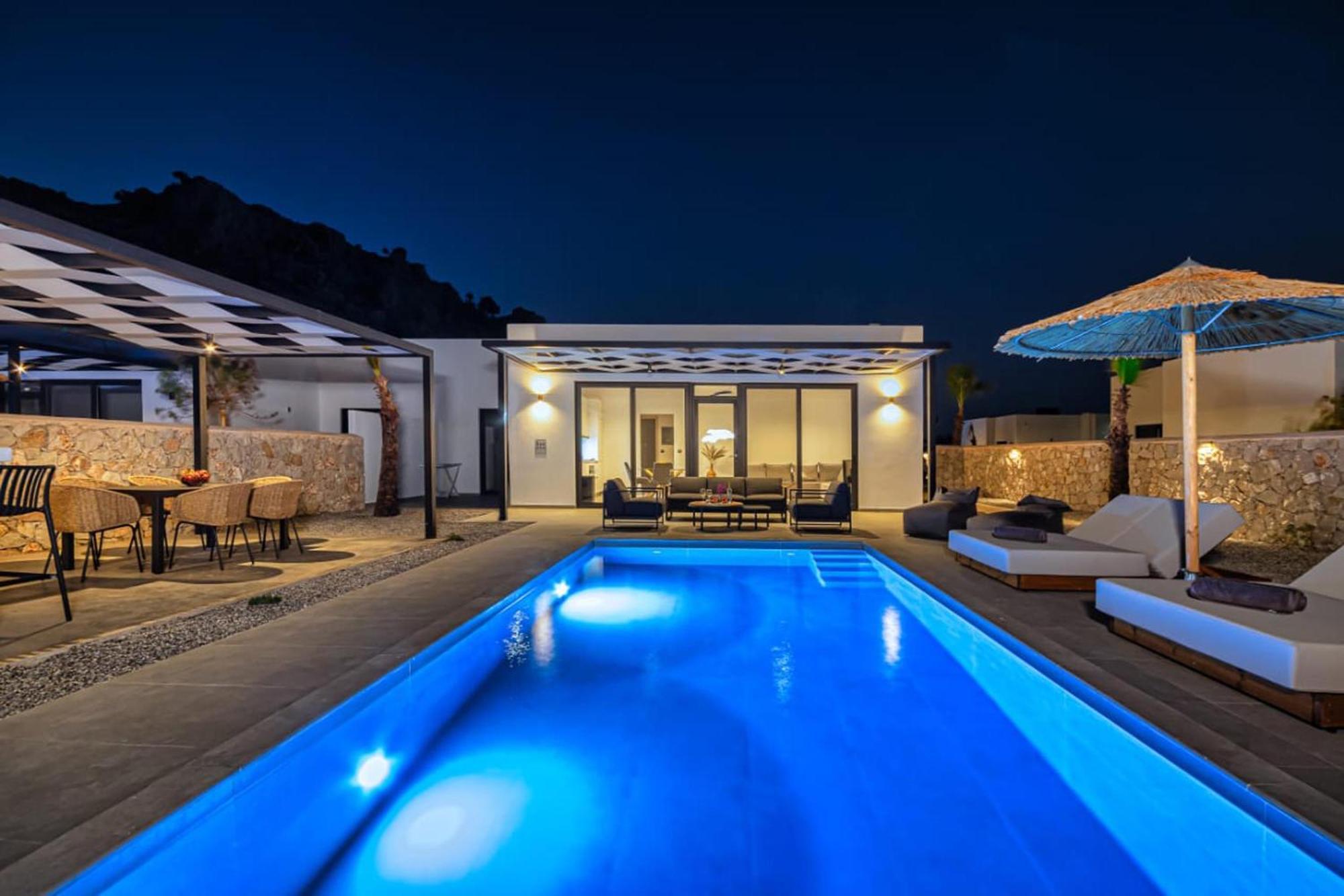 Zen Club Luxury Villas Kolymbia Bagian luar foto