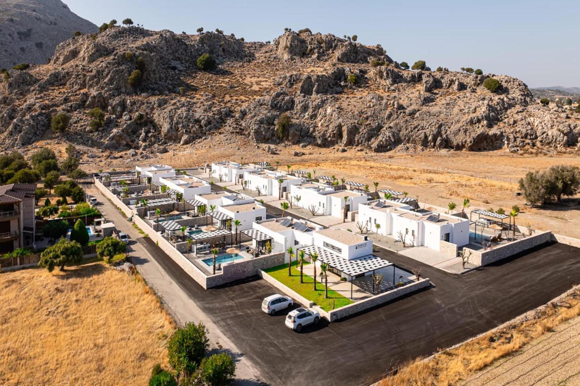 Zen Club Luxury Villas Kolymbia Bagian luar foto